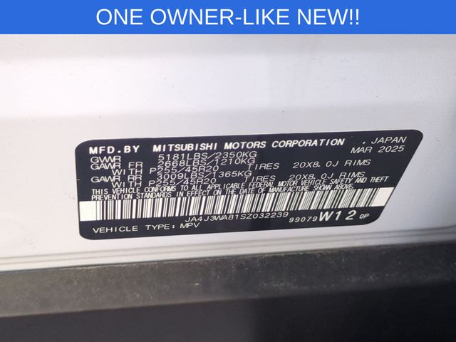 Used 2025 White Mitsubishi SEL image 41