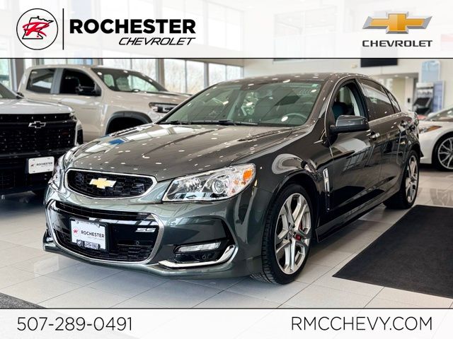 Gray Metallic 2017 Chevrolet SS RWD Sedan Rear-Wheel Drive 6-Speed Automatic