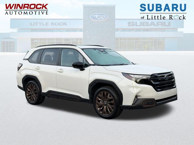 Crystal White Pearl 2026 Subaru Forester Sport Crossover AWD SUV / Crossover All-Wheel Drive Continuously Variable Transmission