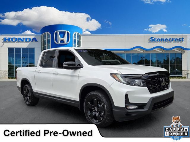 Platinum White Pearl 2026 Honda Ridgeline Pickup Truck All-Wheel Drive 9-Speed Automatic