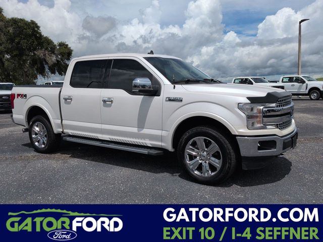 White Platinum Clearcoat Metallic 2019 Ford F-150 Pickup Truck Four-Wheel Drive Automatic