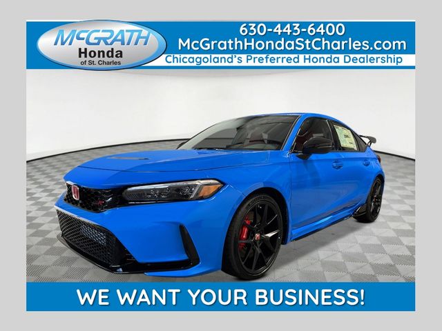 BOOST BLUE PEARL 2026 Honda Civic Type R FWD Hatchback Front-Wheel Drive 6-Speed Manual