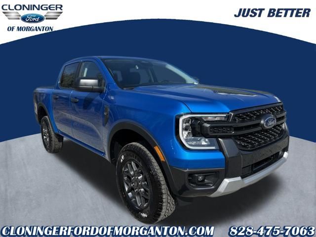 Velocity Blue Metallic 2026 Ford Ranger XLT SuperCrew 4WD Pickup Truck Four-Wheel Drive Automatic