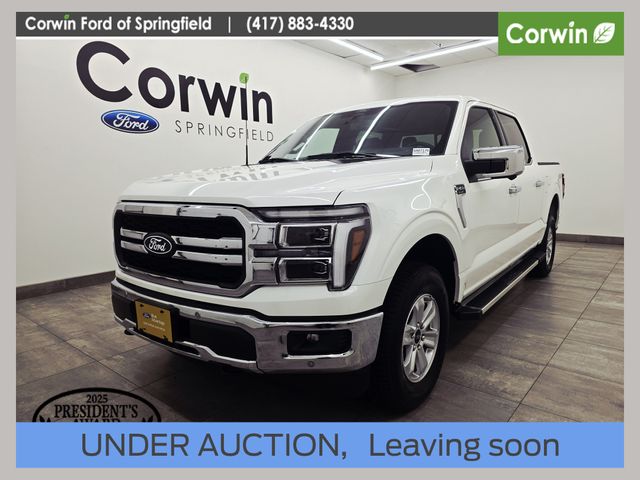 Star White Metallic Tri-Coat 2025 Ford F-150 Pickup Truck Four-Wheel Drive Automatic