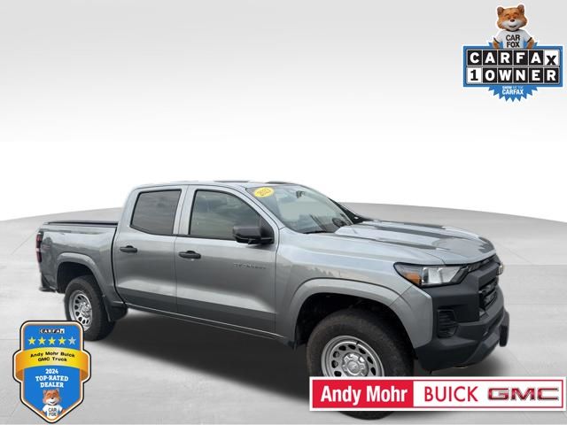 Sterling Gray Metallic 2023 Chevrolet Colorado Pickup Truck Four-Wheel Drive 8-Speed Automatic