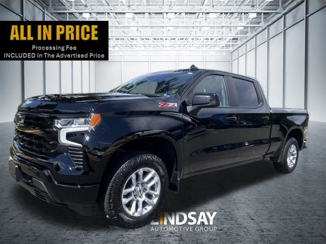Black 2024 Chevrolet Silverado 1500 Pickup Truck Four-Wheel Drive Automatic