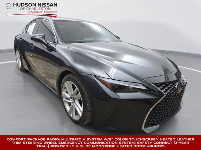 Black (Caviar) 2023 Lexus IS Sedan Rear-Wheel Drive 8-Speed Automatic
