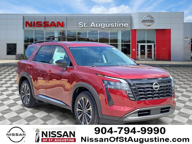 Red (Scarlet Ember Tintcoat) 2026 Nissan Pathfinder SUV / Crossover Front-Wheel Drive 9-Speed Automatic