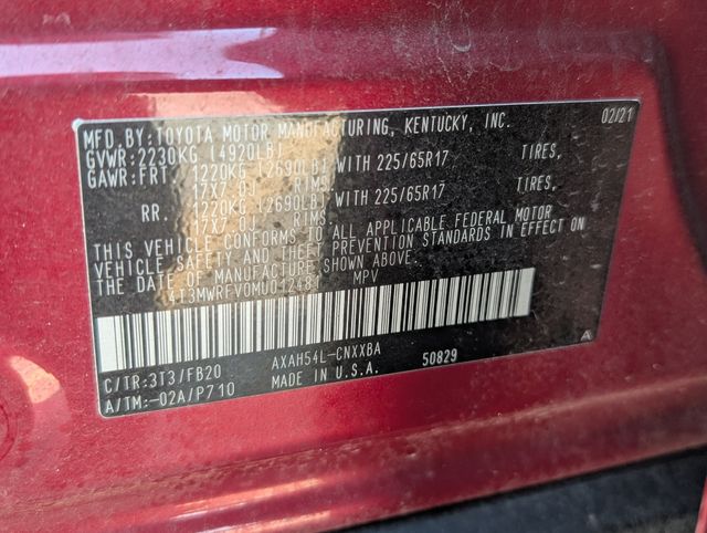 2021 Toyota RAV4 Hybrid LE Red at North Houston Mitsubishi