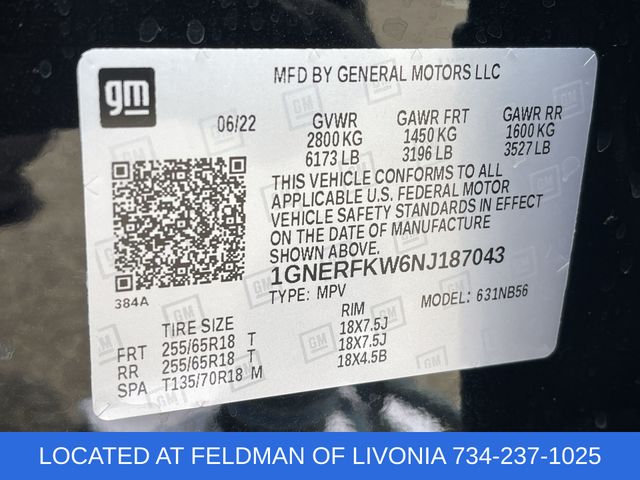 Used 2022 Chevrolet Traverse For Sale in Livonia, MI