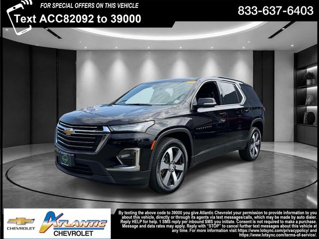 Black Metallic 2023 Chevrolet Traverse SUV / Crossover Four-Wheel Drive 9-Speed Automatic