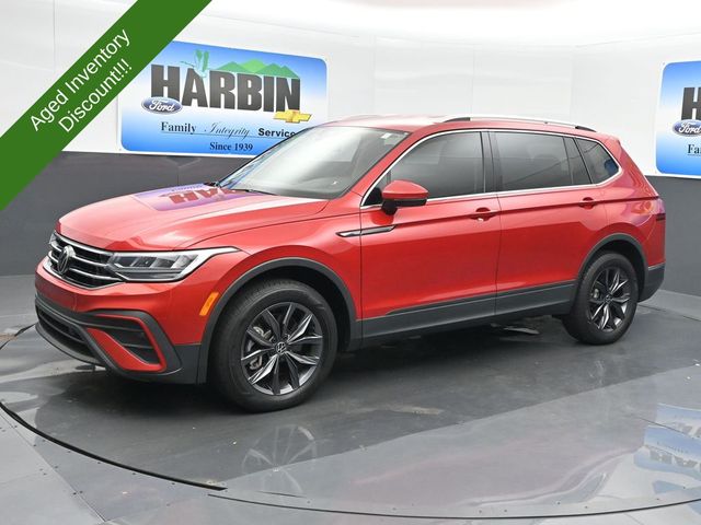 Red Metallic 2023 Volkswagen Tiguan SUV / Crossover Front-Wheel Drive 8-Speed Automatic