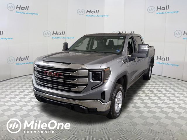 Sterling Metallic 2025 GMC Sierra 1500 SLE Crew Cab 4WD Pickup Truck Four-Wheel Drive Automatic