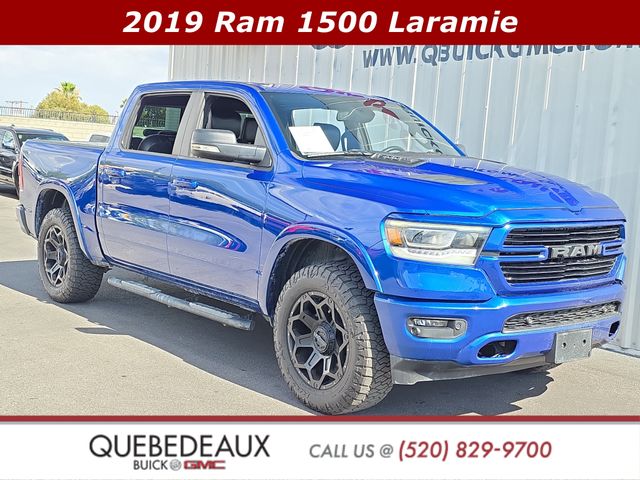 Blue Streak 2019 RAM 1500 Laramie Crew Cab 4WD Pickup Truck Four-Wheel Drive 8-Speed Automatic