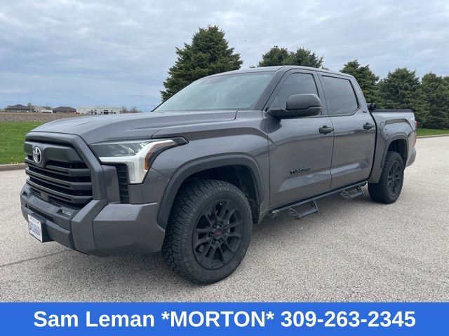 Magnetic Gray Metallic 2022 Toyota Tundra SR5 CrewMax Cab 4WD Pickup Truck Four-Wheel Drive Automatic