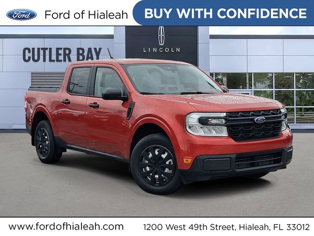 Hot Pepper Red Metallic Tinted Clearcoat 2024 Ford Maverick XL SuperCrew AWD Pickup Truck All-Wheel Drive 8-Speed Automatic