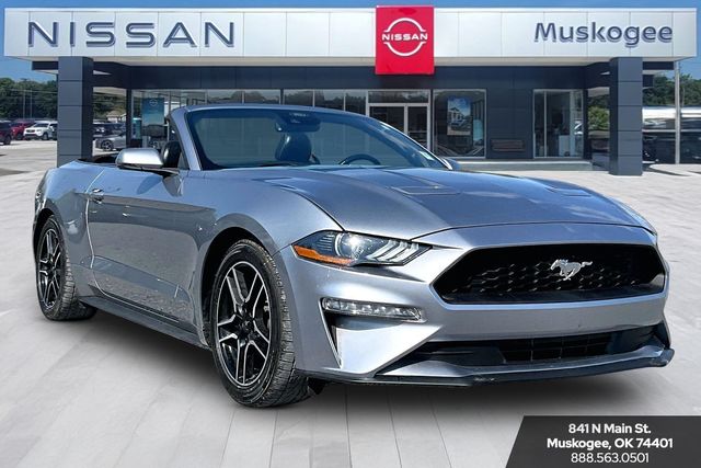 Silver Metallic 2022 Ford Mustang EcoBoost Premium Convertible RWD Convertible Rear-Wheel Drive Automatic