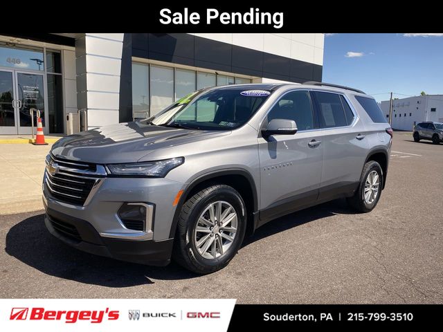 Sterling Gray Metallic 2023 Chevrolet Traverse LT Cloth AWD SUV / Crossover Four-Wheel Drive 9-Speed Automatic