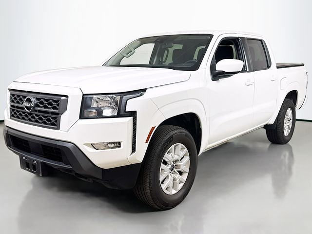 Glacier White 2024 Nissan Frontier SV Crew Cab 4WD Pickup Truck Four-Wheel Drive 9-Speed Automatic Overdrive