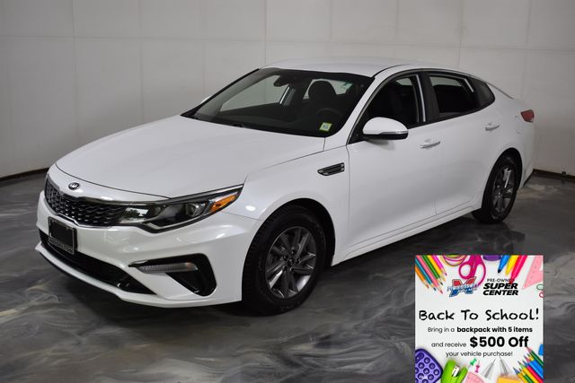 Snow White Pearl 2020 Kia Optima Sedan Front-Wheel Drive 6-Speed Automatic