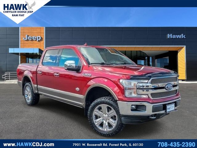 Ruby Red 2019 Ford F-150 King Ranch SuperCrew 4WD Pickup Truck Four-Wheel Drive Automatic