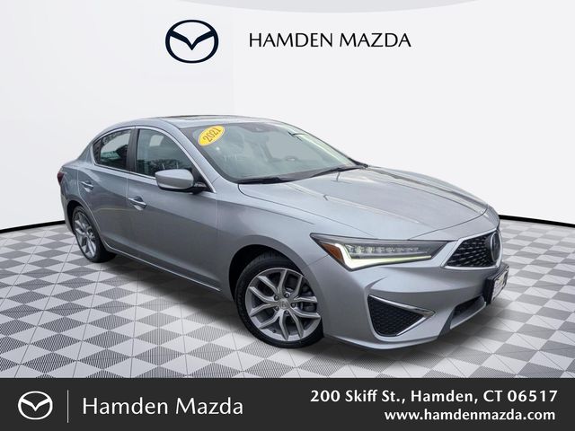Silver 2021 Acura ILX Sedan Front-Wheel Drive 8-Speed Dual Clutch