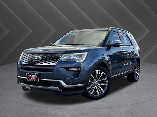 2019 Ford Explorer Platinum Blue at Bayway Chrysler Dodge Jeep Ram