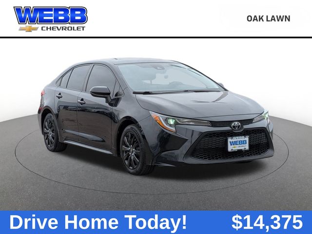Black 2020 Toyota Corolla LE FWD Sedan Front-Wheel Drive Continuously Variable Transmission