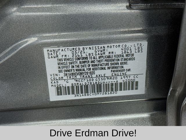 Used 2021 Nissan Sentra Sedan