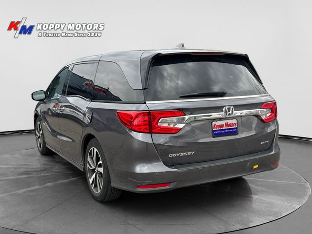 2020 Honda Odyssey Elite - Gray exterior view 3