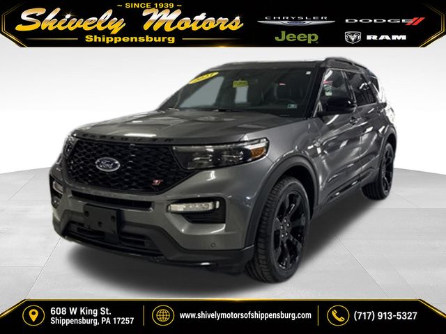 Gray Metallic 2023 Ford Explorer SUV / Crossover All-Wheel Drive Automatic