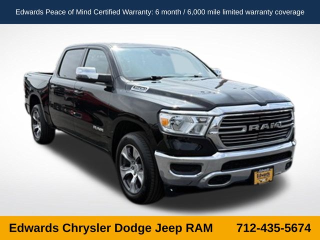 Diamond Black Crystal Pearlcoat 2023 RAM 1500 Pickup Truck Four-Wheel Drive 8-Speed Automatic