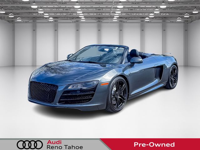 Gray 2012 Audi R8 5.2 quattro Spyder AWD Convertible All-Wheel Drive 6-Speed Automatic