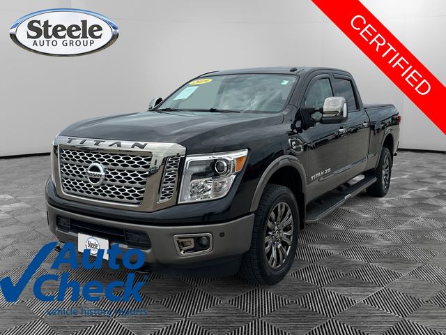 Gray (Magnetic Black Metallic) 2019 Nissan Titan Pickup Truck 6-Speed Automatic