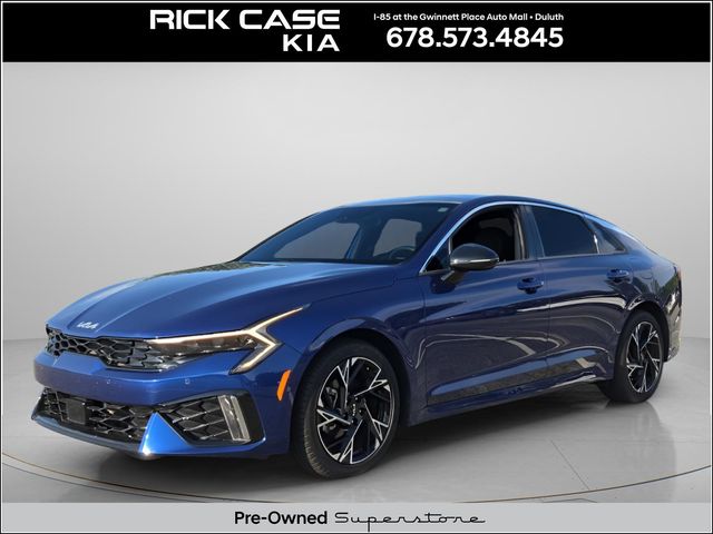 Blue 2025 Kia K5 GT-Line FWD Sedan Front-Wheel Drive 8-Speed Automatic