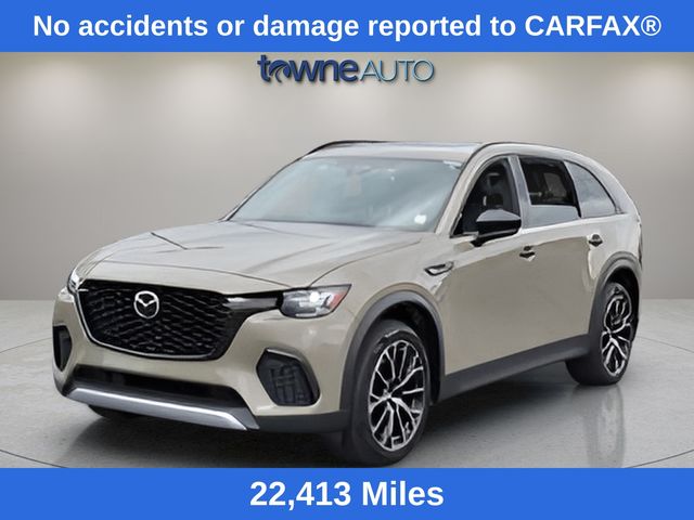 Zircon Sand Metallic 2025 Mazda CX-70 PHEV Premium Plus AWD SUV / Crossover All-Wheel Drive 8-Speed Automatic