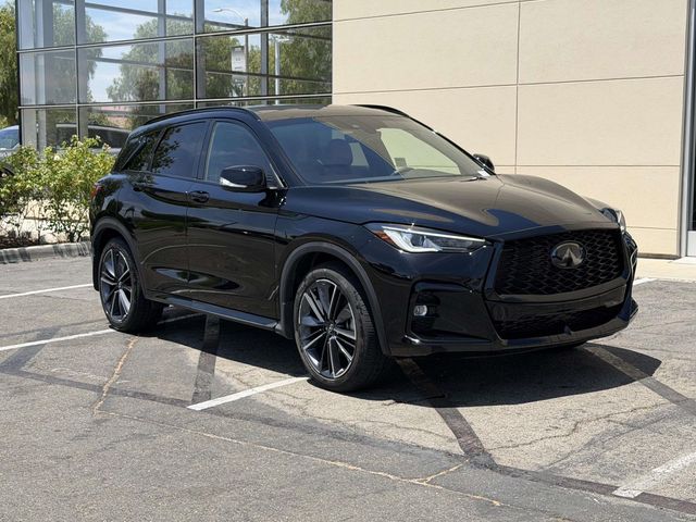 Black Obsidian 2025 INFINITI QX50 Sport AWD SUV / Crossover All-Wheel Drive Continuously Variable Transmission