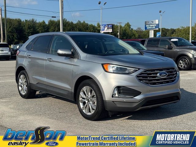 Silver Metallic 2024 Ford Edge SUV / Crossover All-Wheel Drive 8-Speed Automatic