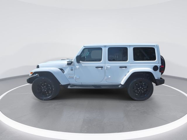 Used 2023 Bright White Clearcoat Jeep Sahara 4xe image 5