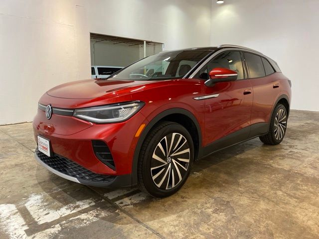 Red Metallic 2023 Volkswagen ID.4 SUV / Crossover All-Wheel Drive Automatic