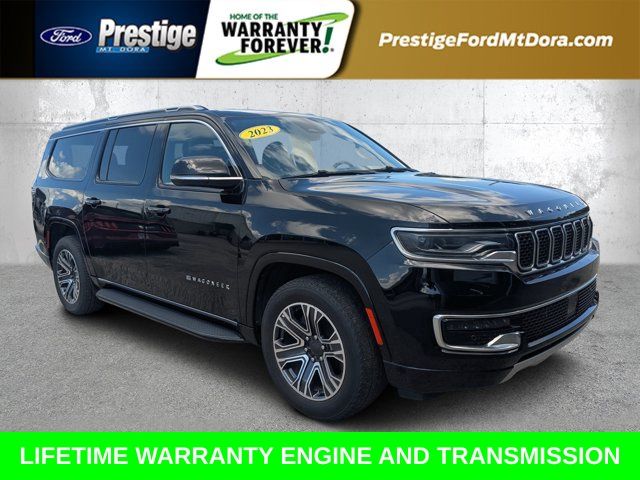 Diamond Black Crystal Pearlcoat 2023 Jeep Wagoneer L SUV / Crossover 4X2 8-Speed Automatic