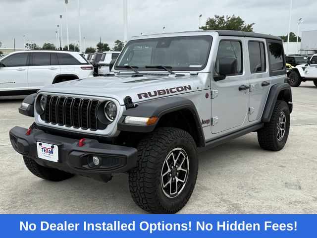 2024 Jeep Wrangler Rubicon Silver at DeMontrond Auto Country