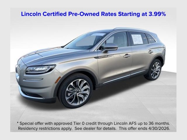 Jewel Sandstone Metallic Premium Colorant 2023 Lincoln Nautilus Reserve AWD SUV / Crossover All-Wheel Drive 8-Speed Automatic