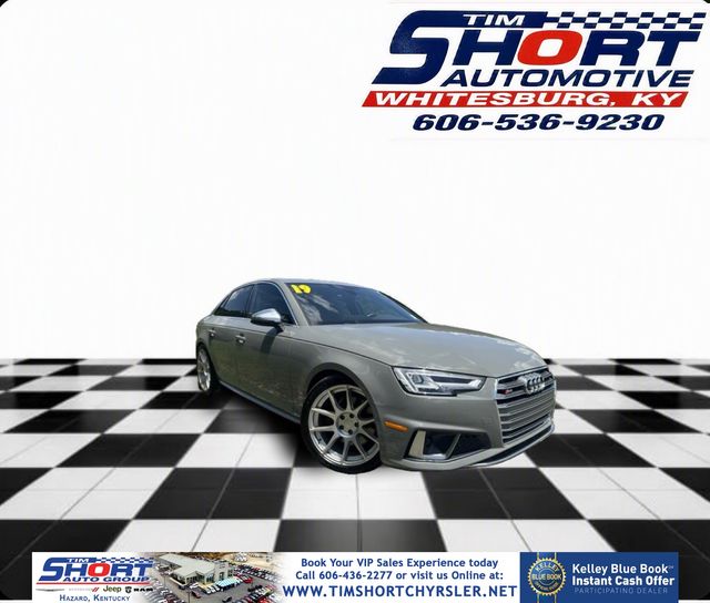 Gray 2019 Audi S4 Sedan All-Wheel Drive 8-Speed Automatic
