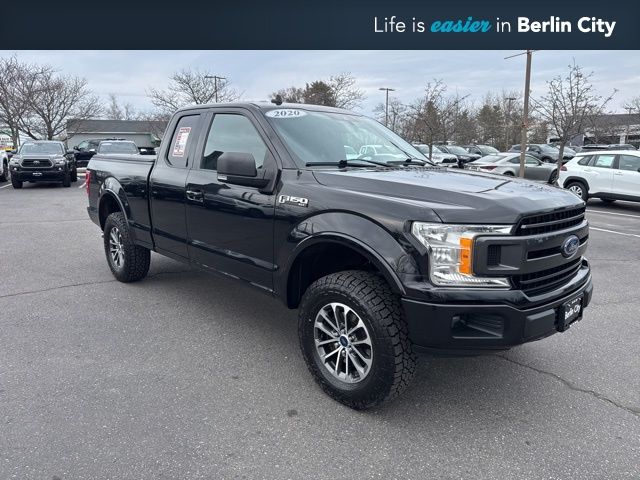 Agate Black Metallic 2020 Ford F-150 XLT SuperCab 4WD Pickup Truck Four-Wheel Drive Automatic