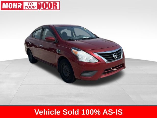 Cayenne Red 2016 Nissan Versa Sedan Front-Wheel Drive Continuously Variable Transmission