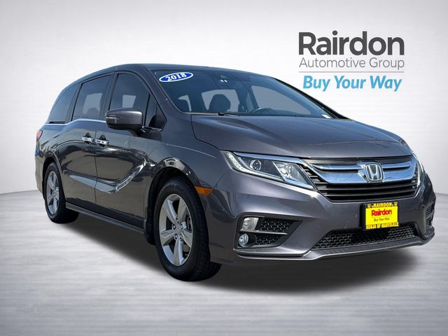 Gray (Modern Steel Metallic) 2018 Honda Odyssey EX-L FWD Minivan Front-Wheel Drive 9-Speed Automatic
