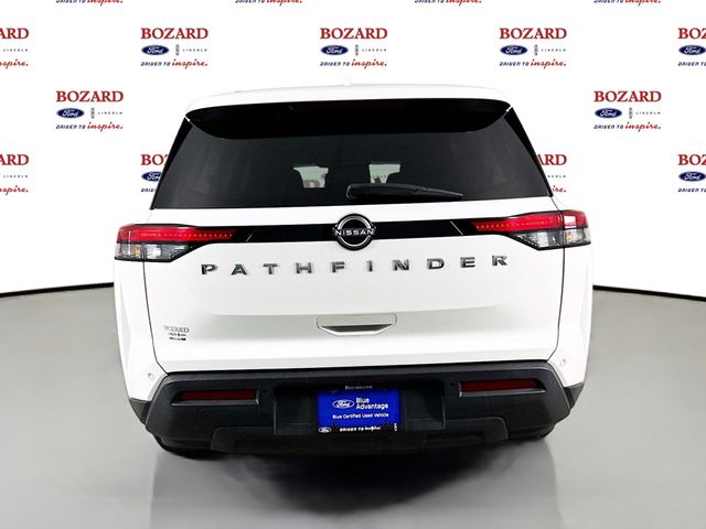 2022 Glacier White Nissan Pathfinder S FWD SUV