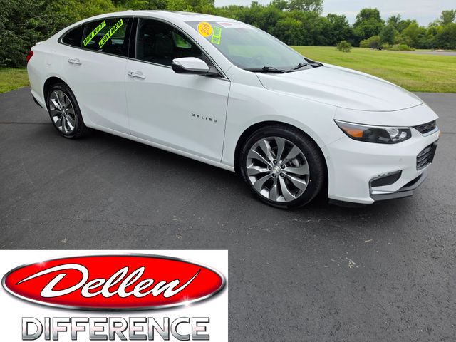 Summit White 2018 Chevrolet Malibu Sedan Front-Wheel Drive 9-Speed Automatic