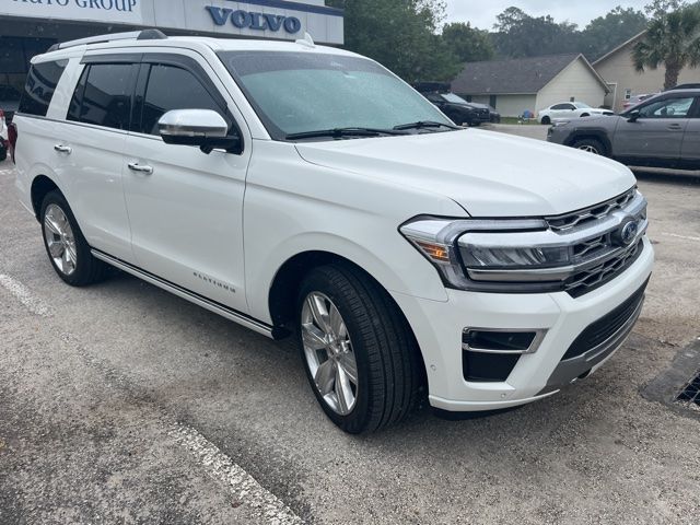 White Metallic 2024 Ford Expedition Platinum 4WD SUV / Crossover Four-Wheel Drive Automatic